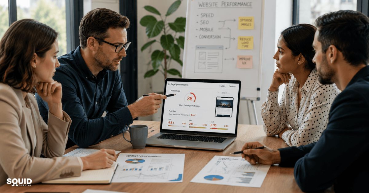 4 why wordpress websites get slow business impact squid digital agency sydney