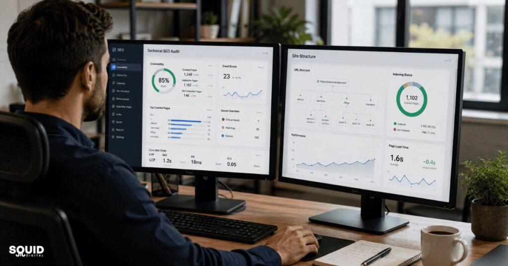 Essential Technical SEO Guide for Growing Businesses 3 Technical SEO audit process for improving website indexing and performance